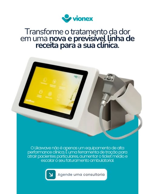 Publicação Vionex sobre o Likawave e a operação da clínica